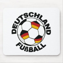 Deutschland  Fußball design Mouse Pad