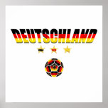 Deutschland fussball Deutsche flagge gifts Posters