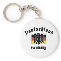 Deutschland Germany Flag Key Chain