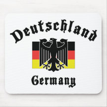 Deutschland Germany Flag Mouse Pad