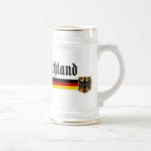 Deutschland large fussball logo coffee mugs