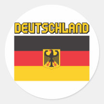 Deutschland Round Sticker