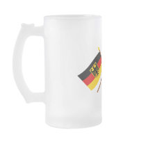 Deutschland und Hamburg Flaggen, gekreuzt Coffee Mug
