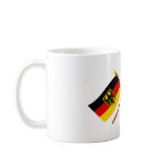 Deutschland und Hamburg Flaggen, gekreuzt Coffee Mugs