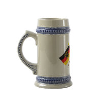 Deutschland und Hamburg Flaggen, gekreuzt Coffee Mug