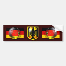 Deutschland wappen fussball flagge autoaufkleber