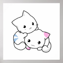 Deux chatons posters