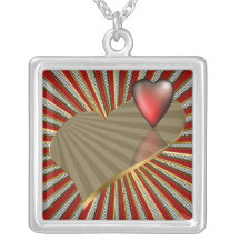 Deux coeurs collier personnalisé