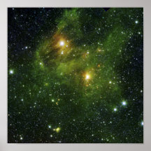 Deux étoiles extrêmement lumineuses posters