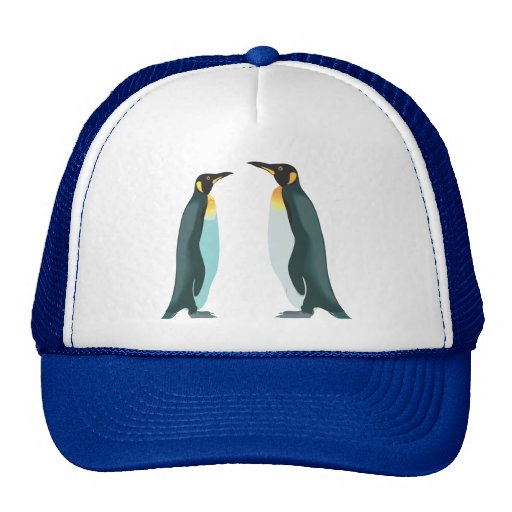 Deux pingouins casquette
