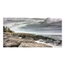 Deux ports au bord du lac carte avec photo