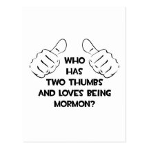 Deux pouces. Mormon Carte Postale