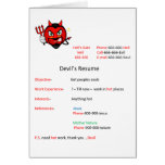 devel resume card