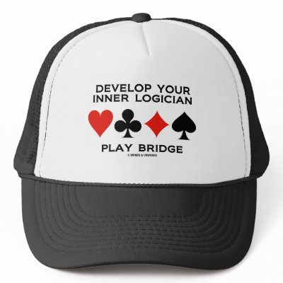 Develop Your Inner Logician Play Bridge Trucker Hat by wordsunwords