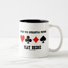 Develop Your Intellectual Prowess Play Bridge Mugs