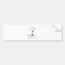 Developing maturity bumper sticker