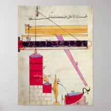 Device for supplying water to a fountain posters