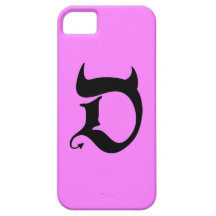 Devil (black / pink) iPhone 5 case