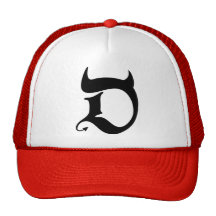 Devil (black print) mütze