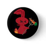 Devil Bunny Button