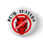 Devil Busters - In the name of Jesus! Buttons