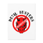 Devil Busters - In the name of Jesus! postcards