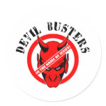 Devil Busters - In the name of Jesus! Stickers