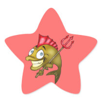 Devil Fish Sticker