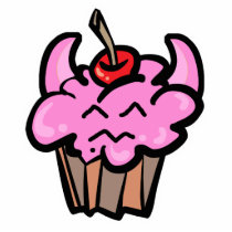 Devil Food Cupcake Cut Outs