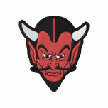 Devil Head Embroidered Polo Shirt