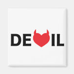 Devil & Heart Fridge Magnet