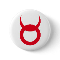 Devil Horns - Emo, goth, alternative, rock, grunge Button