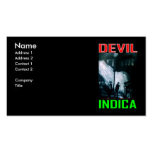 DEVIL INDICA BUSINESS CARD TEMPLATES