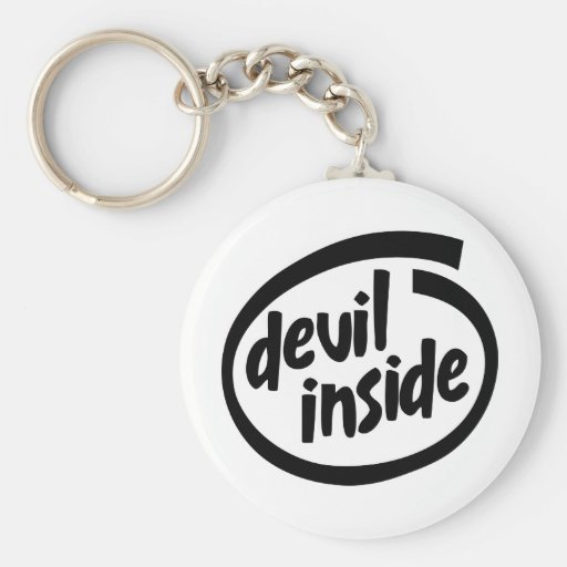 Devil Inside Key Chains