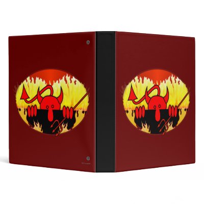 Devil Kilroy Avery Binder by kilroyworld