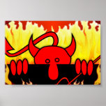 Devil Kilroy Poster- Small