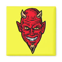 devil refrigerator magnets