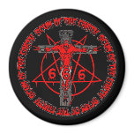 DEVIL ON THE CROSS magnets