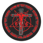 DEVIL ON THE CROSS STICKERS