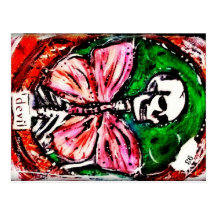 "Devil"  postcard