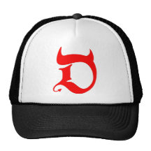 Devil (red print) baseballcap
