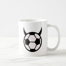 devil soccer ball bad bad bad coffee mugs