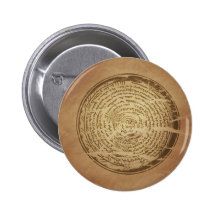 Devil Trap Assyrian Magic Charms Button