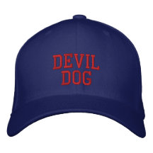 DEVILDOG EMBROIDERED BASEBALL CAPS