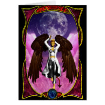Devilish Angel Greeting Cards