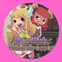 Devilish Hairdresser - Stickers stickers