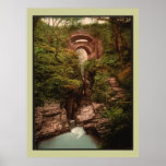 Devils Bridge Wales Vintage Photolithograph Poster