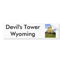 Devil's Tower, Wyoming Bumper Sticker