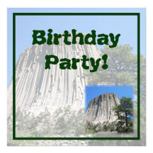 Devils Tower, Wyoming Invitation