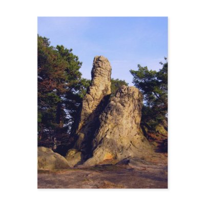 Devils Wall Post Card by Eyefish